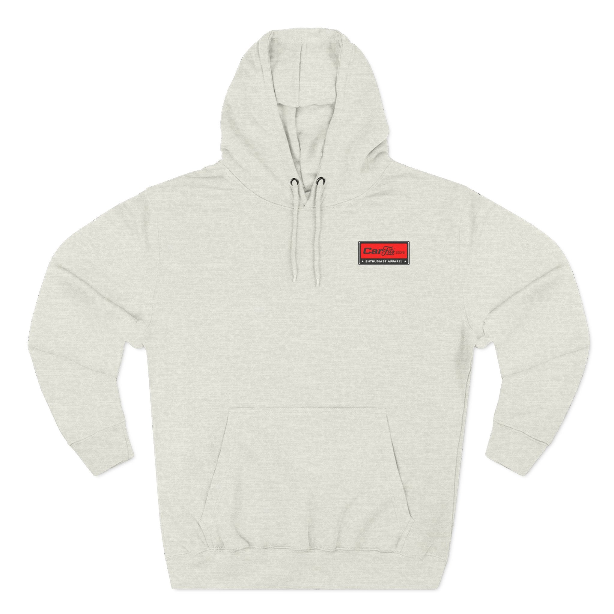 Flatout Garage Fleece Hoodie — Mechanic Shop Logo Pullover