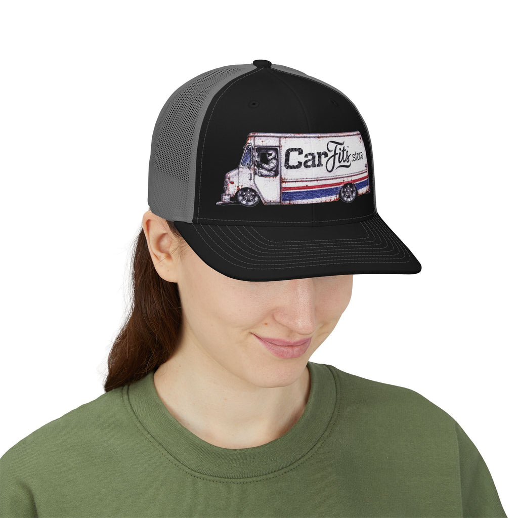 CarFits Vintage Delivery Truck Snapback Trucker Cap