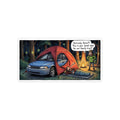 Funny Camping Car Tent Sticker – “Seriously, Kevin?!” Outdoor Humor Bumper Sticker
