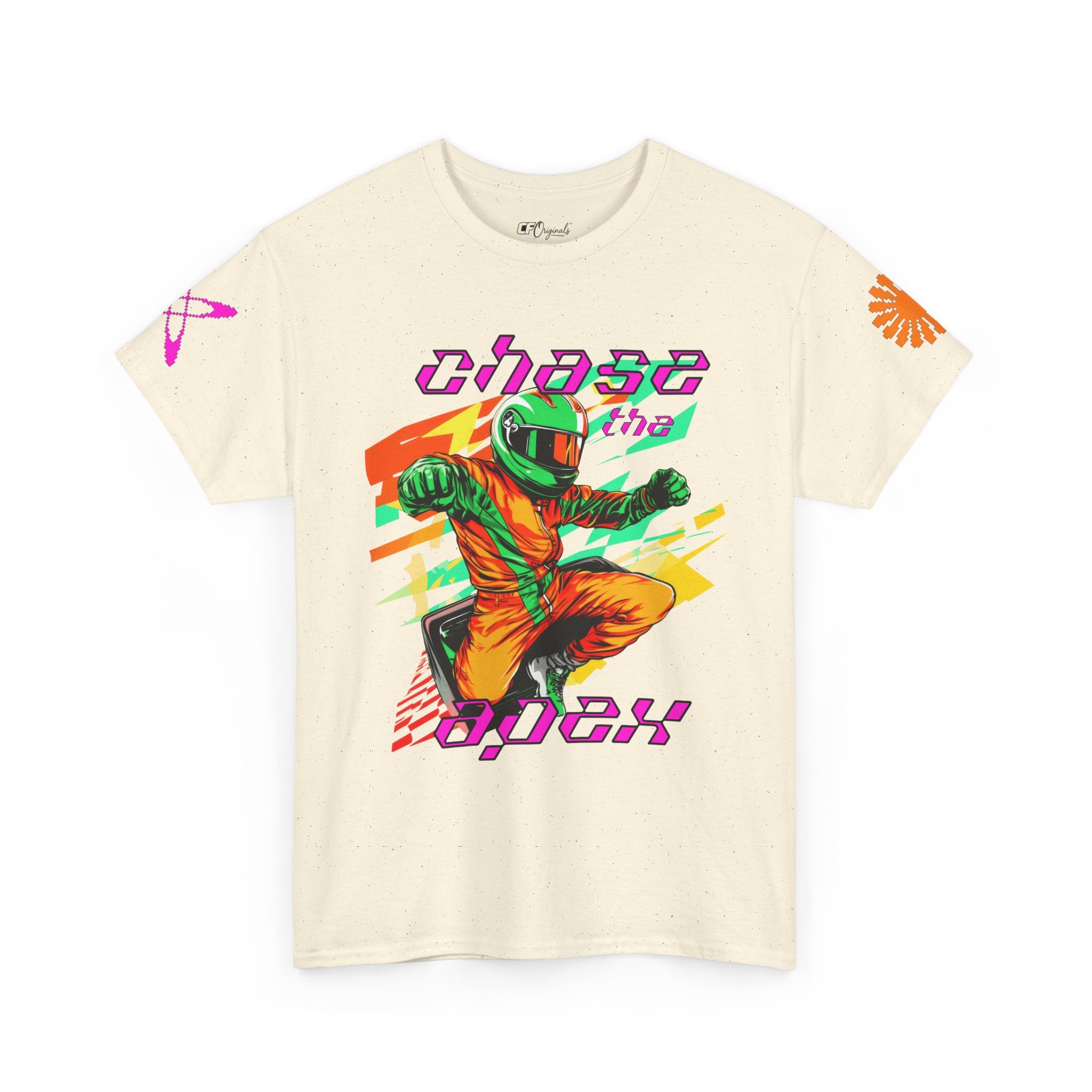 Racing Driver Graphic Tee — "Chase the Apex" Motorsport T‑Shirt