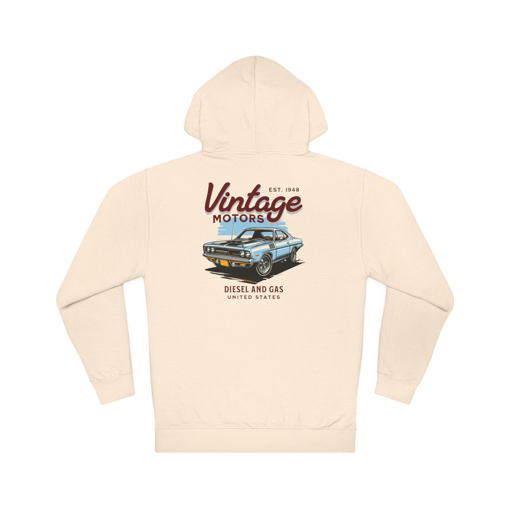 Vintage Motors Hoodie — Retro Classic Car Pullover