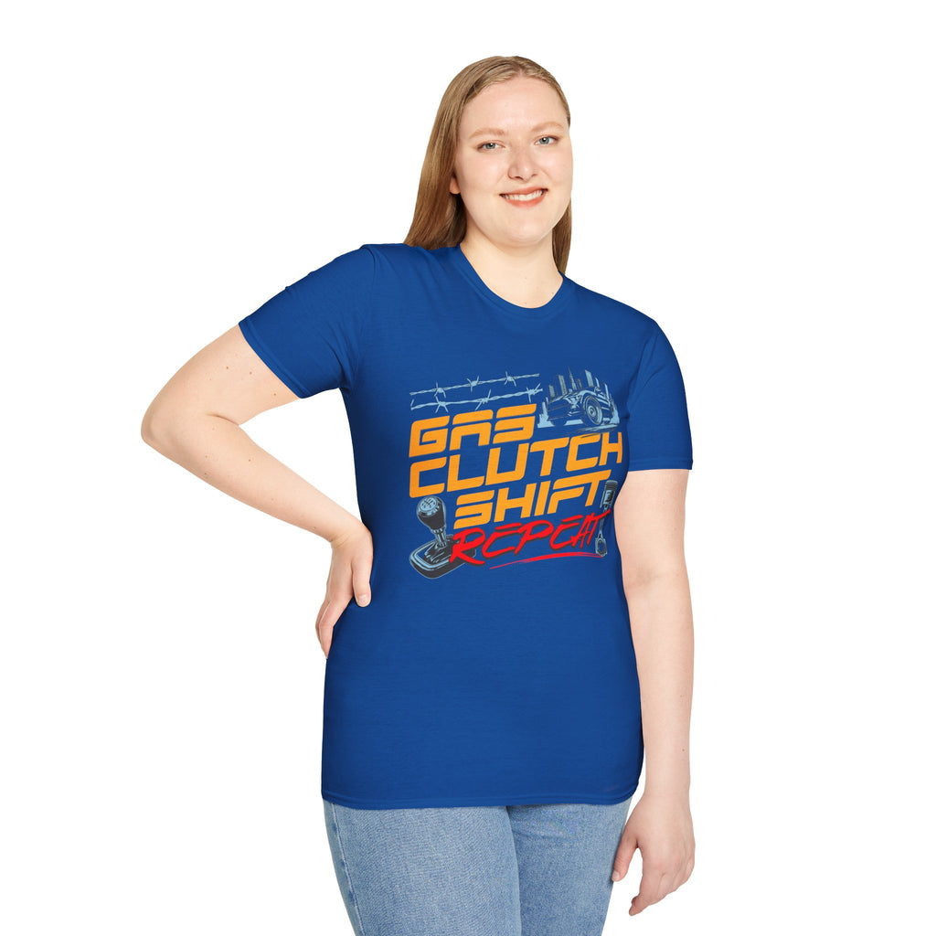 Gas Clutch Shift Tee — Racing Graphic T-Shirt