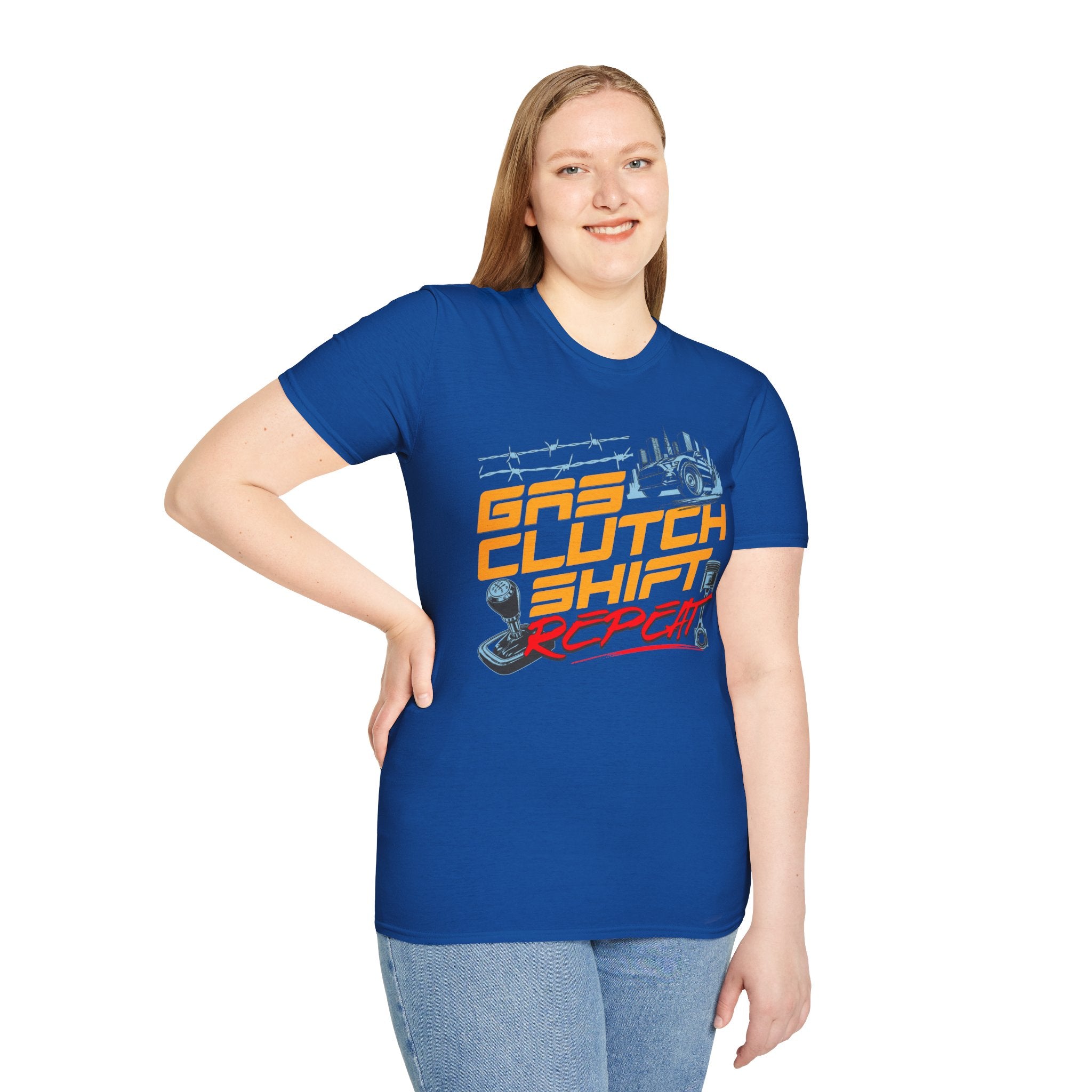 Gas Clutch Shift Tee — Racing Graphic T-Shirt