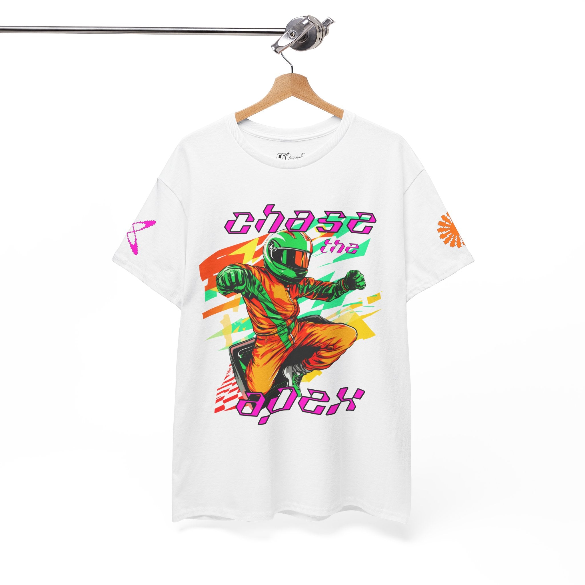 Racing Driver Graphic Tee — "Chase the Apex" Motorsport T‑Shirt