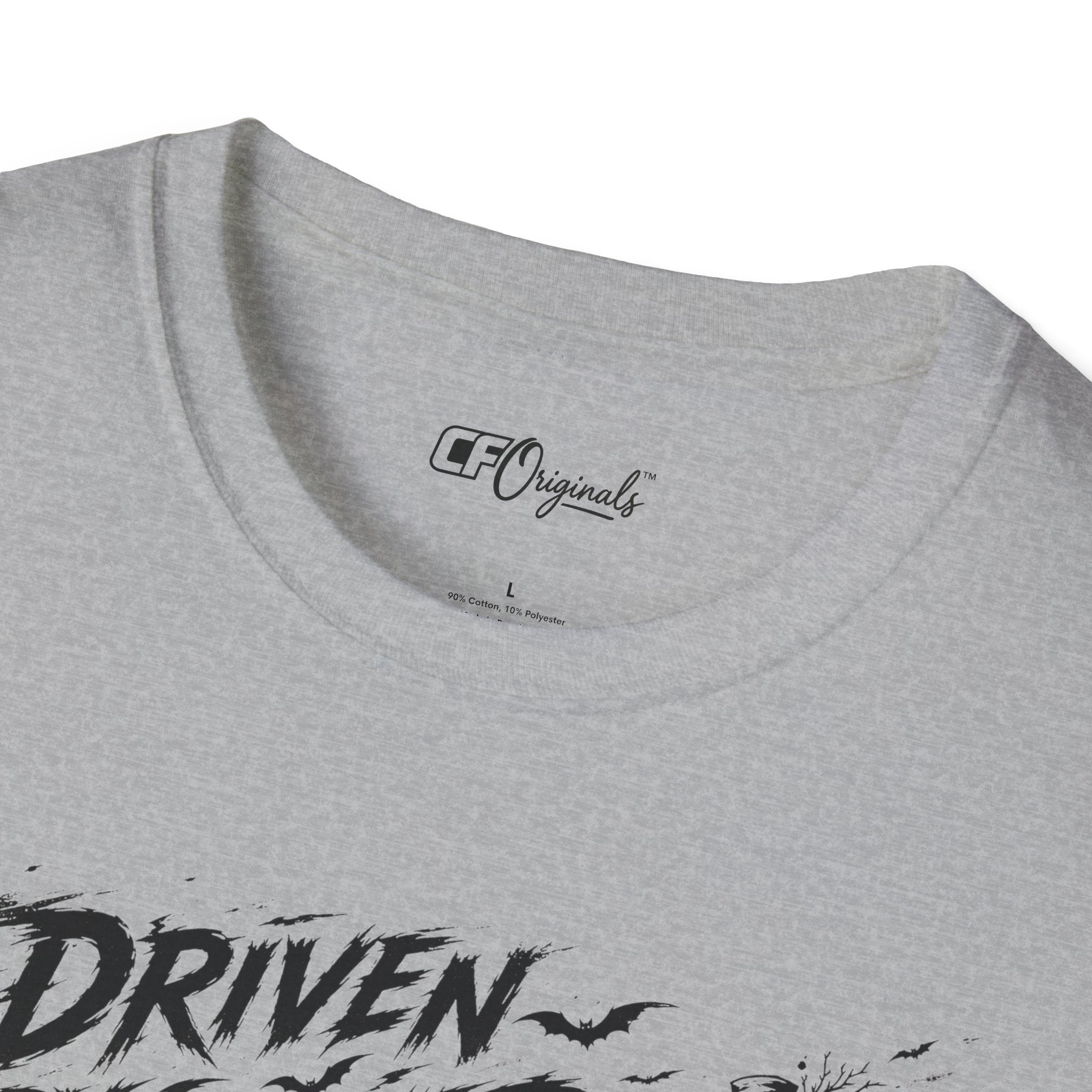 Driven By Fear T‑Shirt — Horror Sports Car Graphic Tee