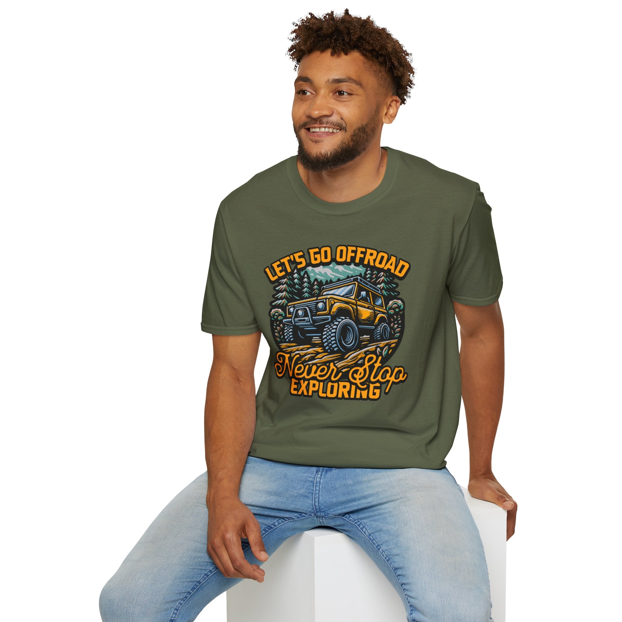 Offroad Adventure T‑Shirt — "Let's Go Offroad" Graphic Tee
