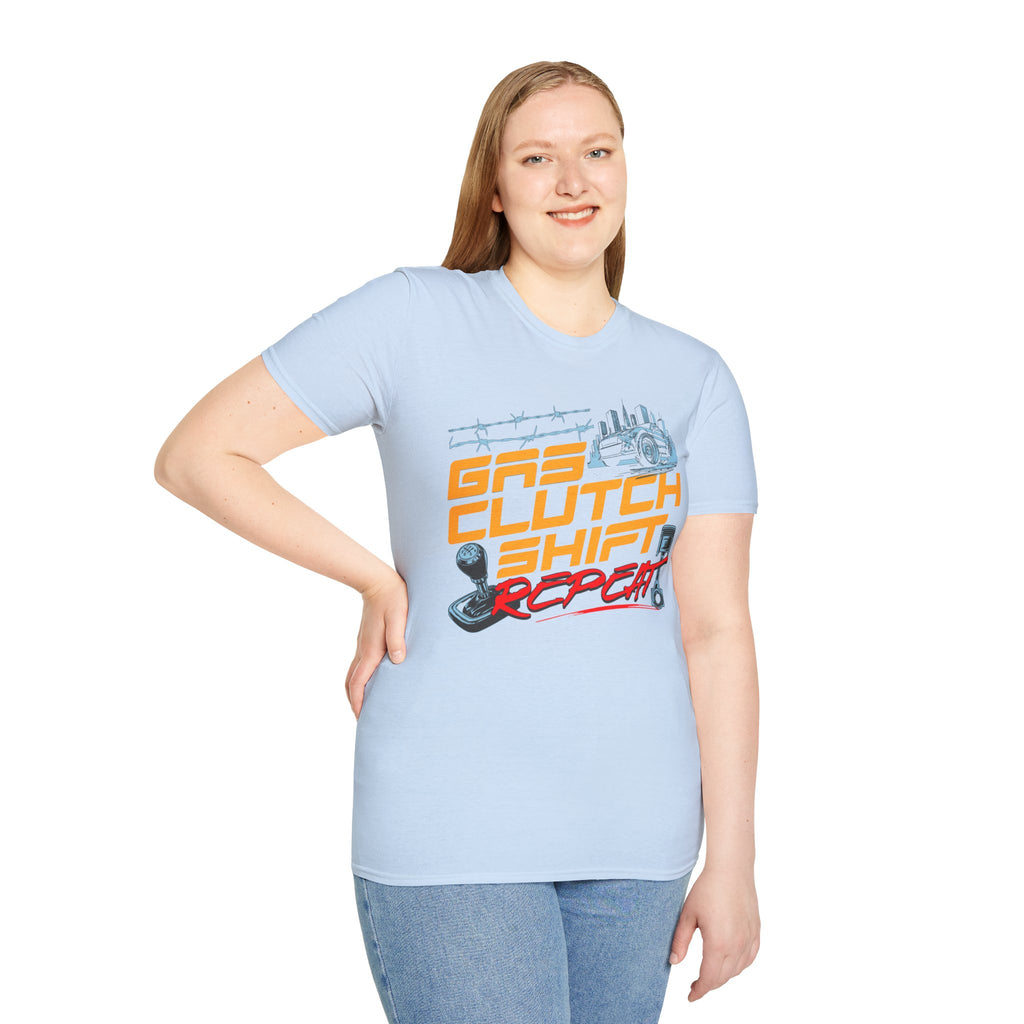 Gas Clutch Shift Tee — Racing Graphic T-Shirt