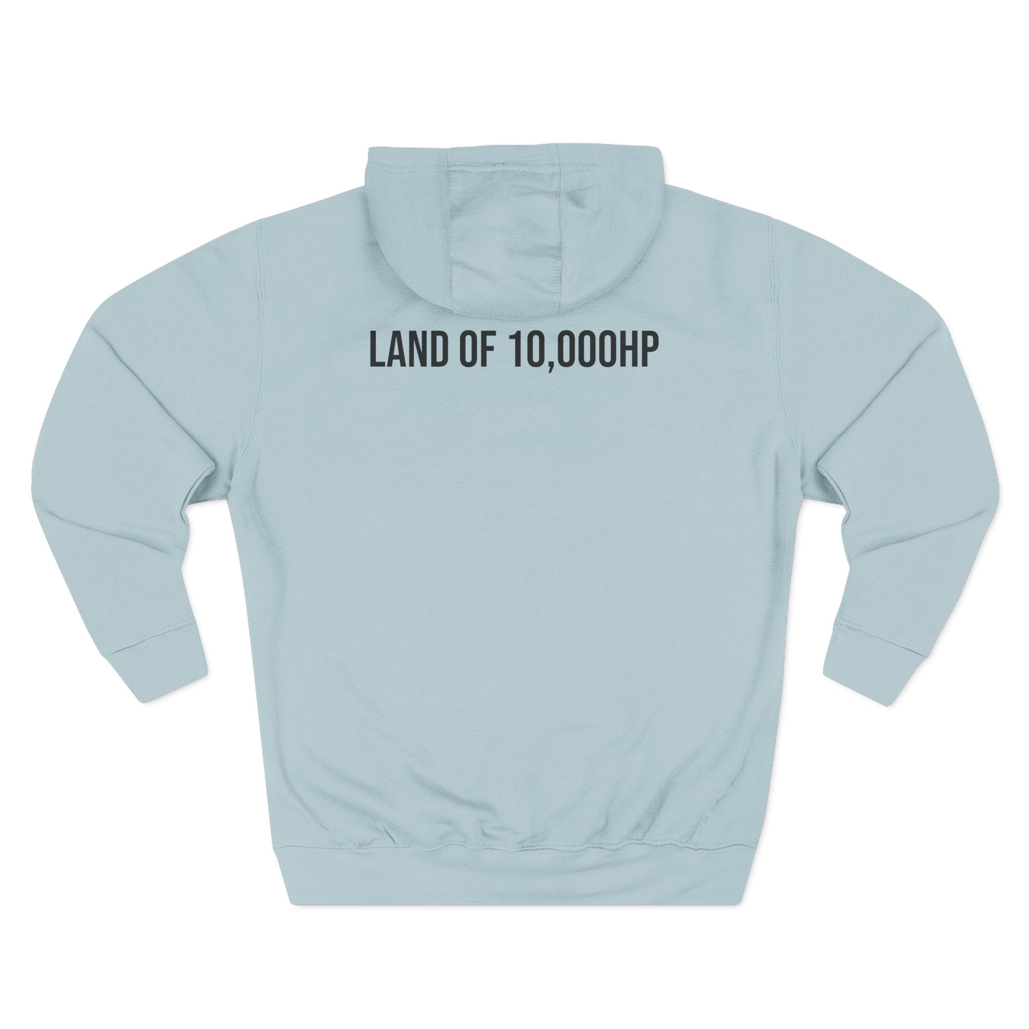 Racing Dragster Hoodie — "Land of 10,000HP" Fleece Pullover
