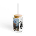 Off-Road Moose Truck Sipper Glass – 16oz Outdoor Adventure Tumbler with Straw