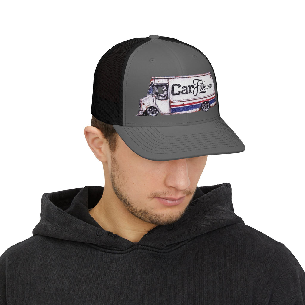 CarFits Vintage Delivery Truck Snapback Trucker Cap