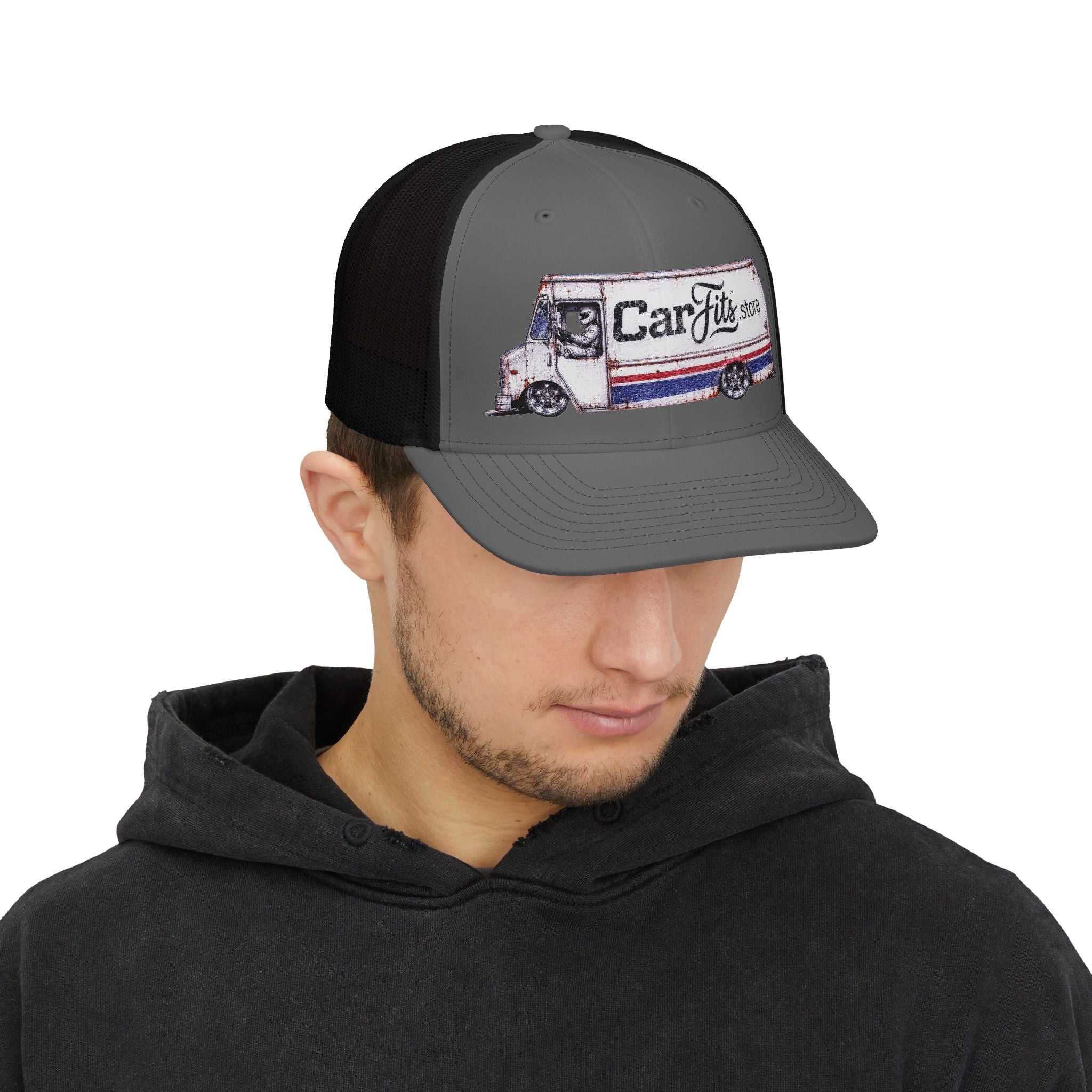 CarFits Vintage Delivery Truck Snapback Trucker Cap