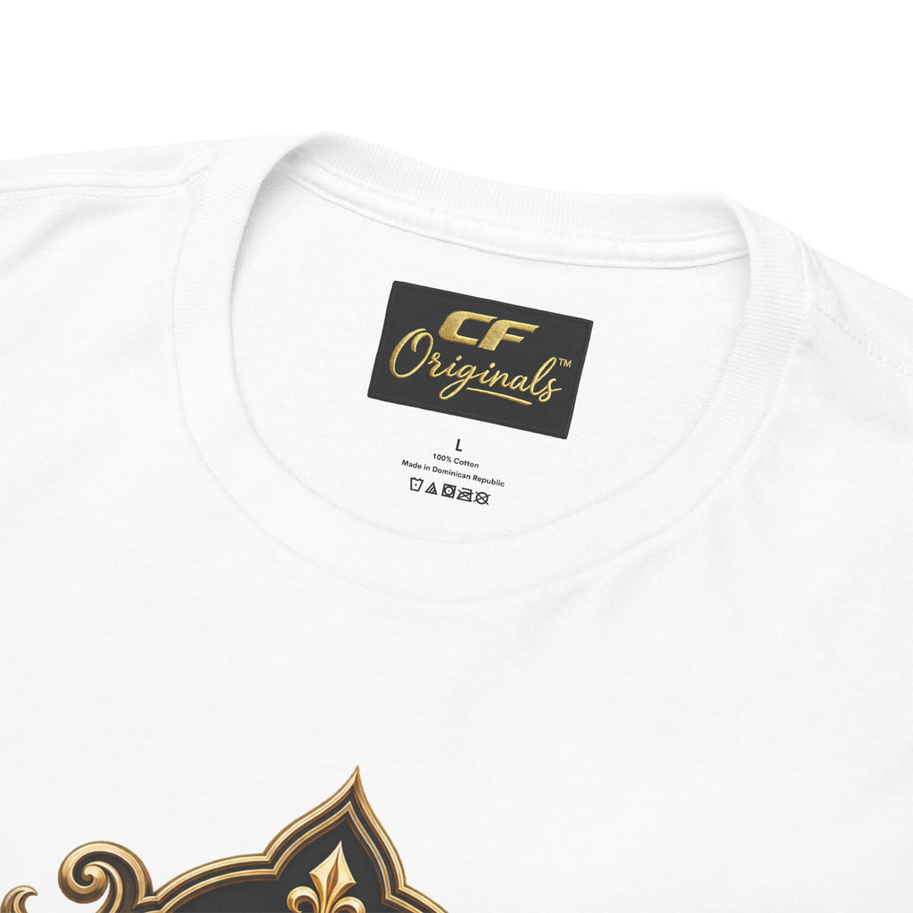 Lion Crest Tee — "Mane Line Auto" Vintage Heraldic Graphic Shirt