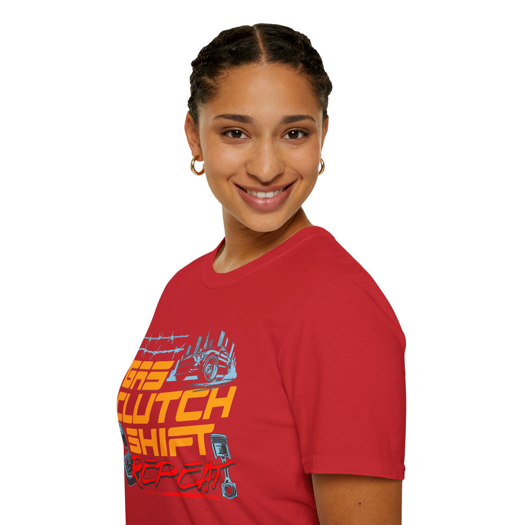 Gas Clutch Shift Tee — Racing Graphic T-Shirt