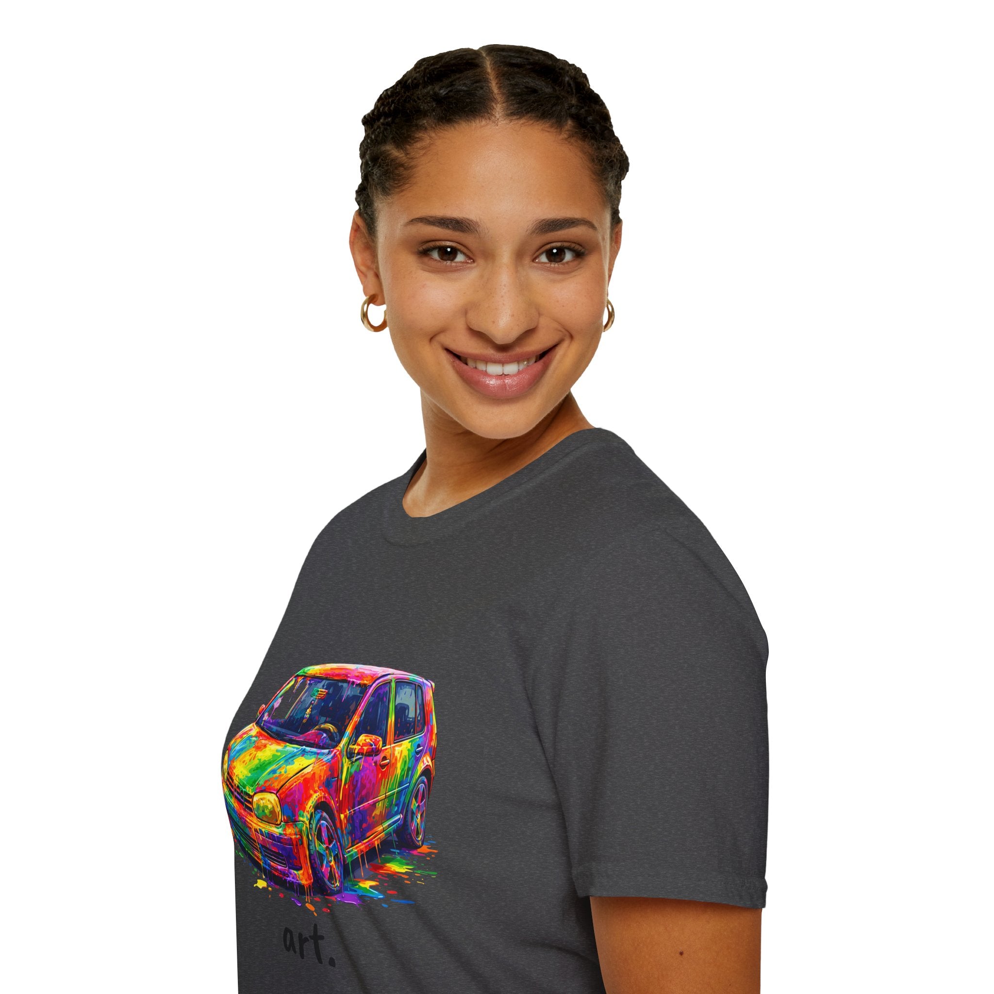 Colorful Hatchback Art Car T-Shirt