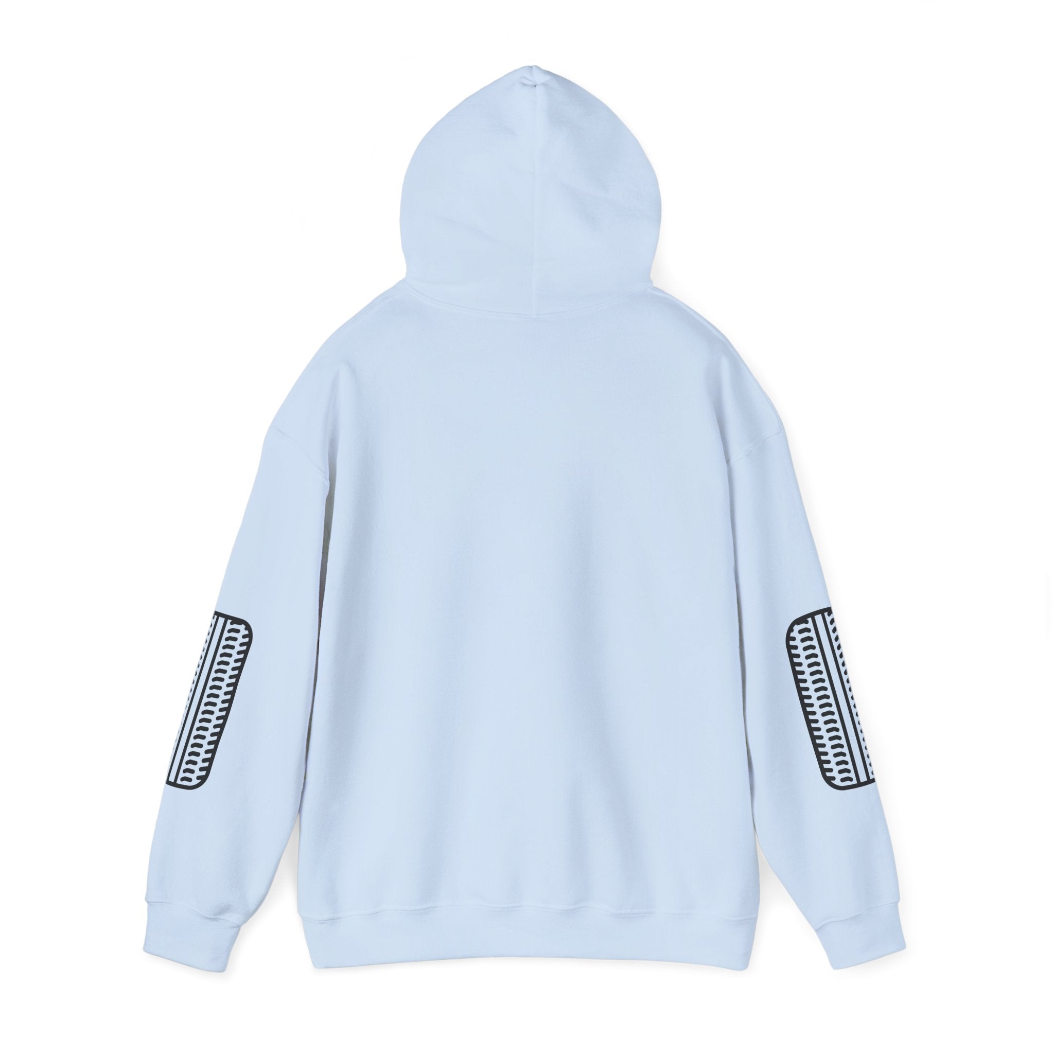 Racing Garage Hooded Sweatshirt — Vintage Racecar Track Scene