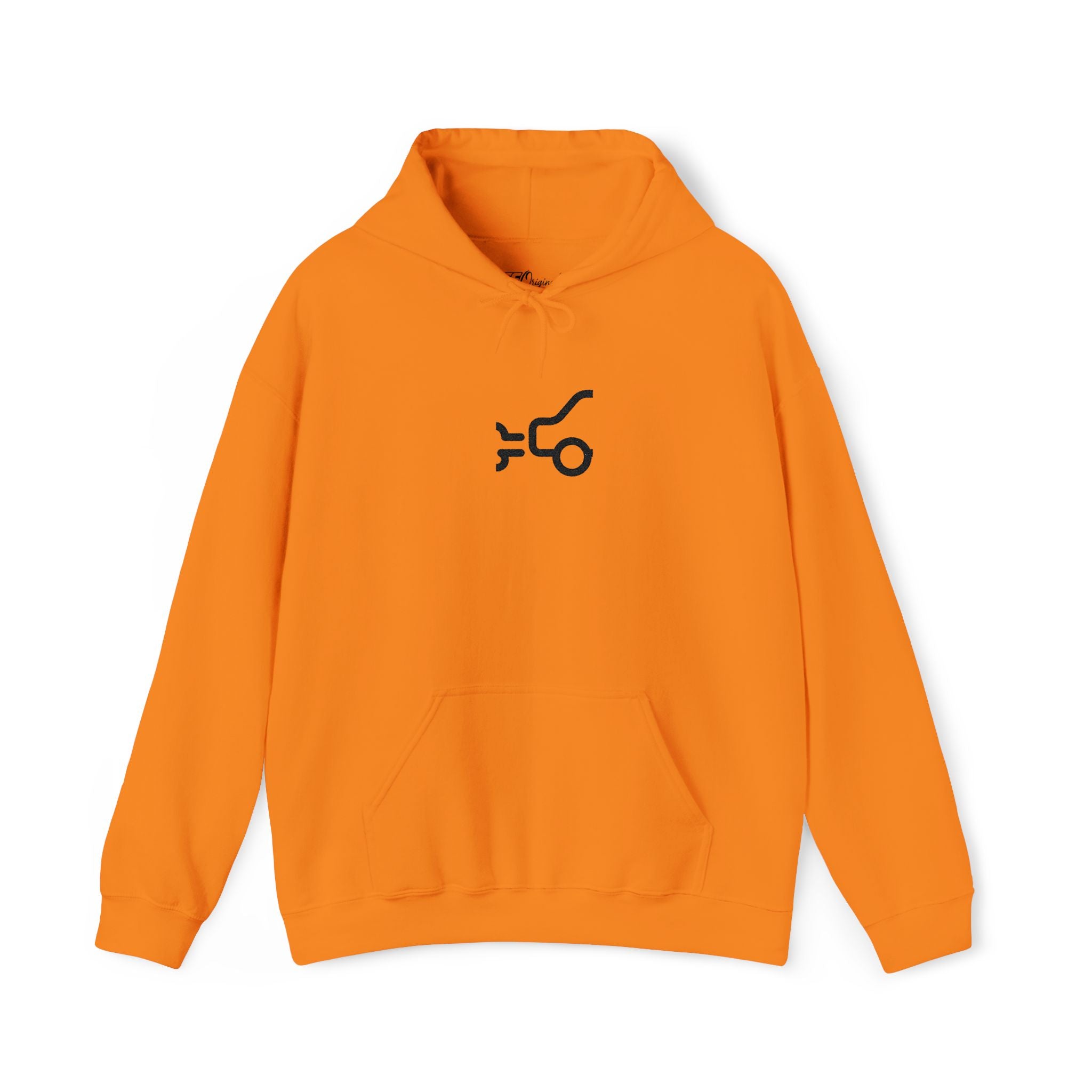 Minimalist Puffing Car Hoodie — Abstract Graphic Pullover
