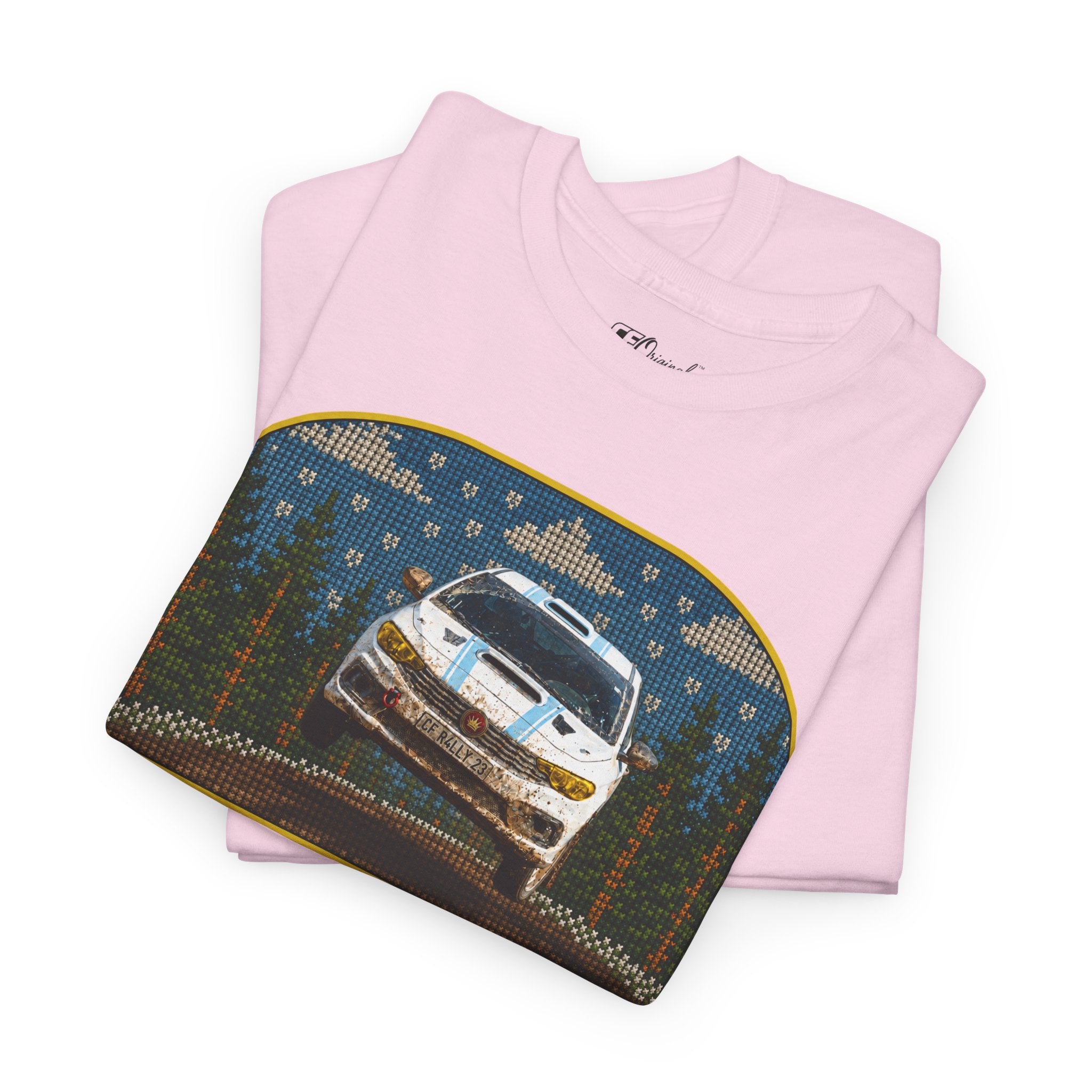 Forest Rally T‑Shirt – 'The Forest Is a Place of Magic' Cross-stitched Style Graphic