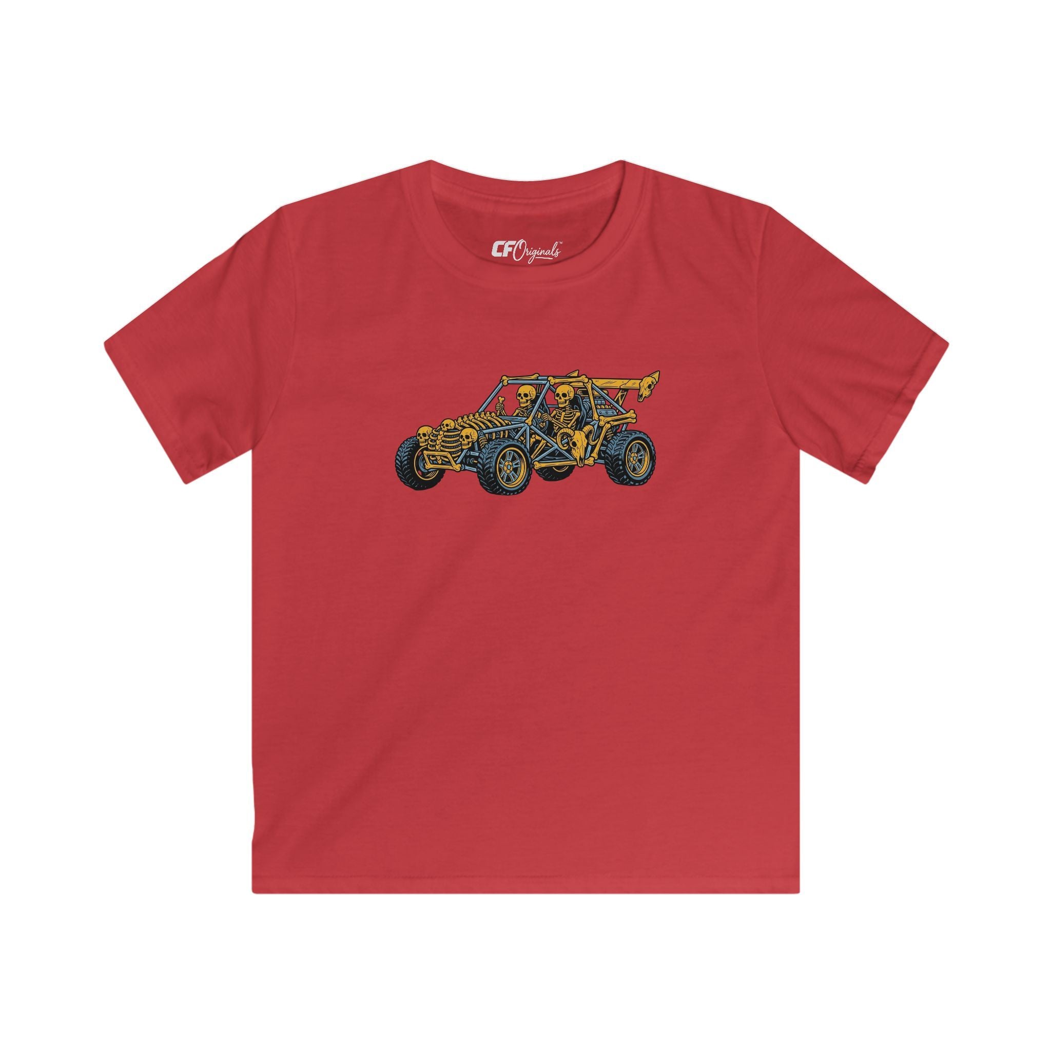 Kids Ribcage Racer Dune Buggy Tee — Off-Road Adventure Graphic Shirt