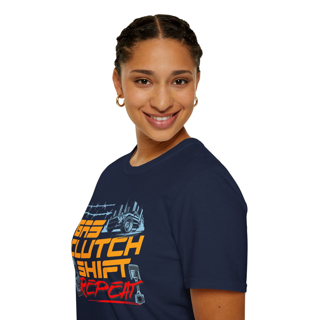 Gas Clutch Shift Tee — Racing Graphic T-Shirt