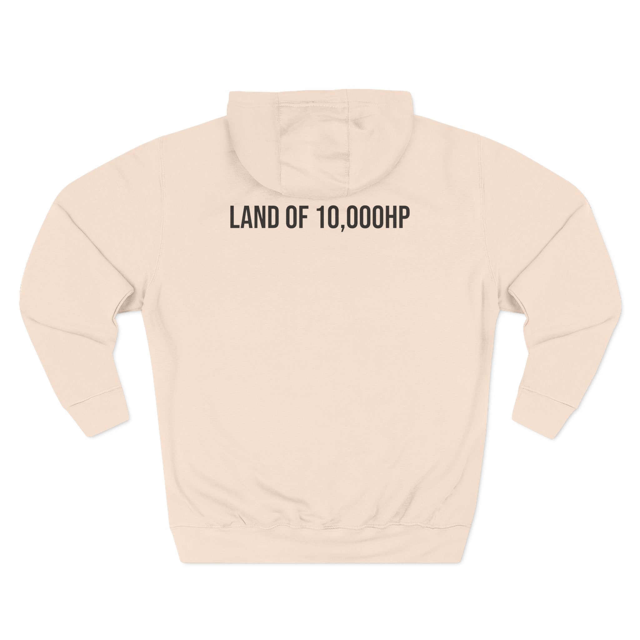 Racing Dragster Hoodie — "Land of 10,000HP" Fleece Pullover