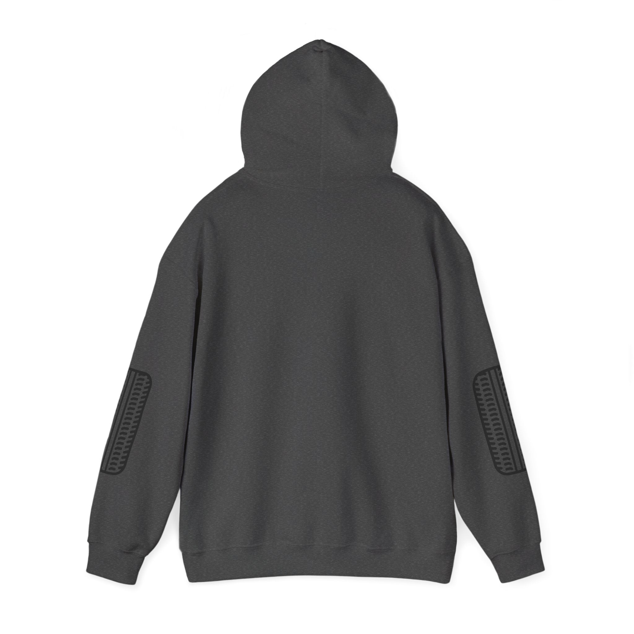 Racing Garage Hooded Sweatshirt — Vintage Racecar Track Scene