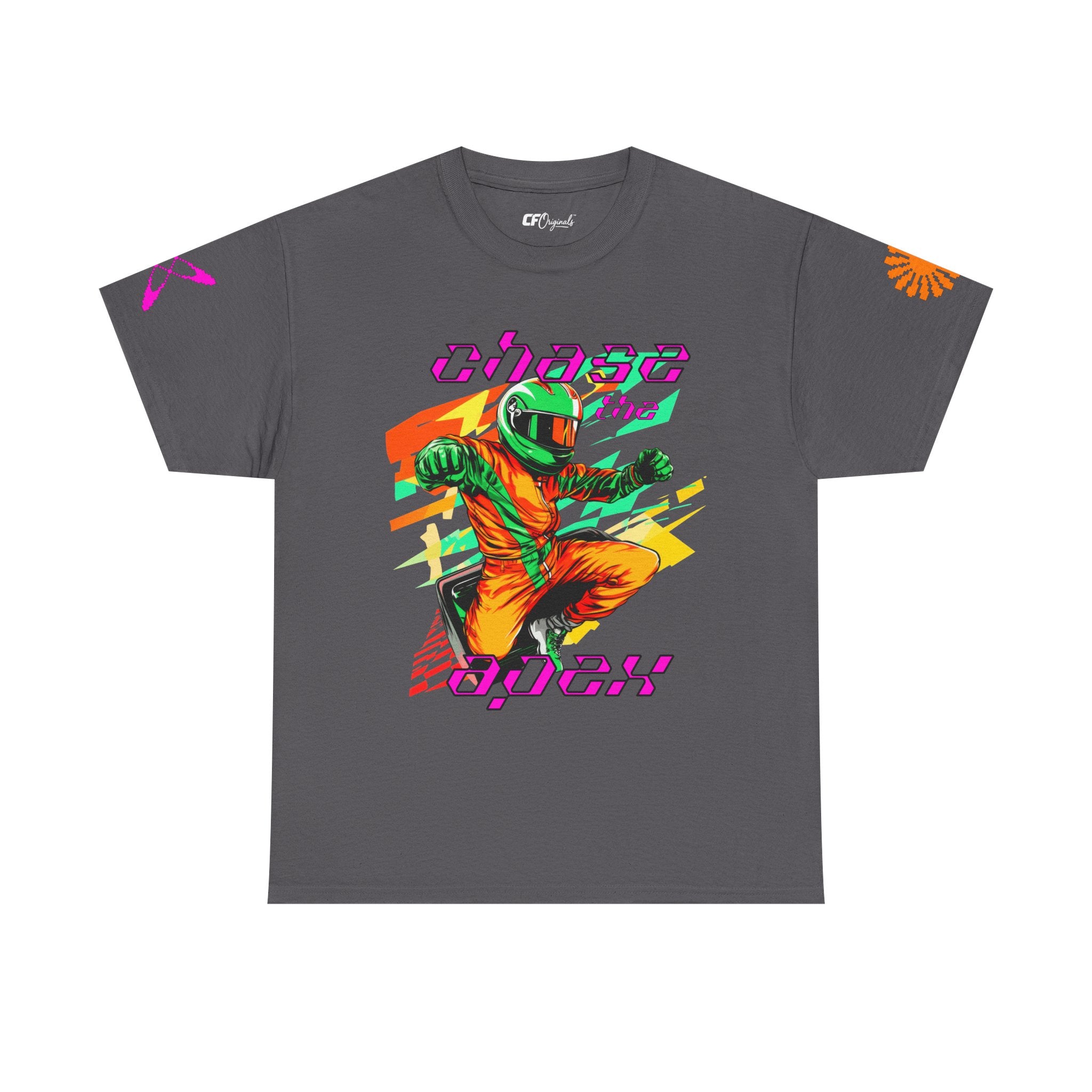 Racing Driver Graphic Tee — "Chase the Apex" Motorsport T‑Shirt
