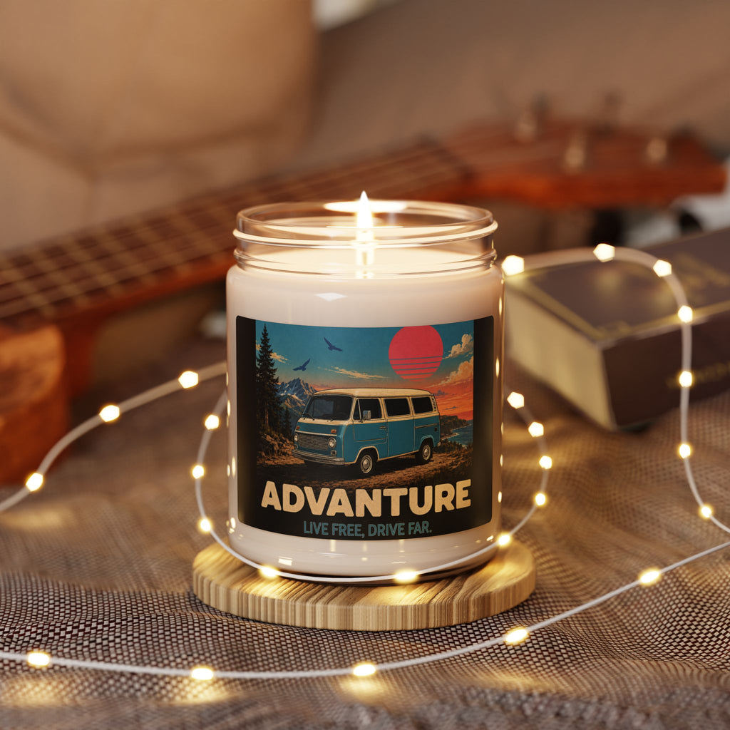 'Advanture' Soy Candle — Travel Van Scented Candle (9oz)