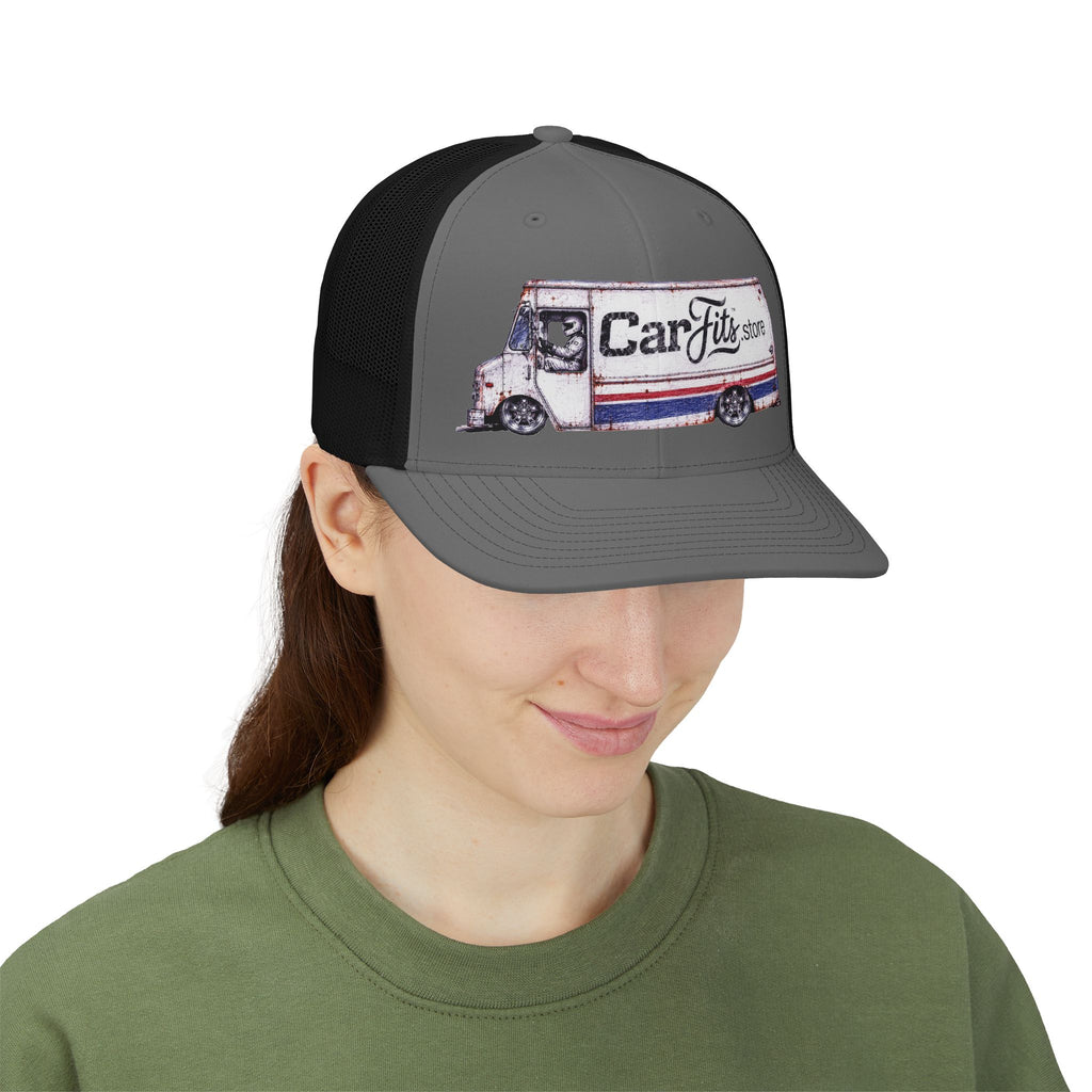 CarFits Vintage Delivery Truck Snapback Trucker Cap
