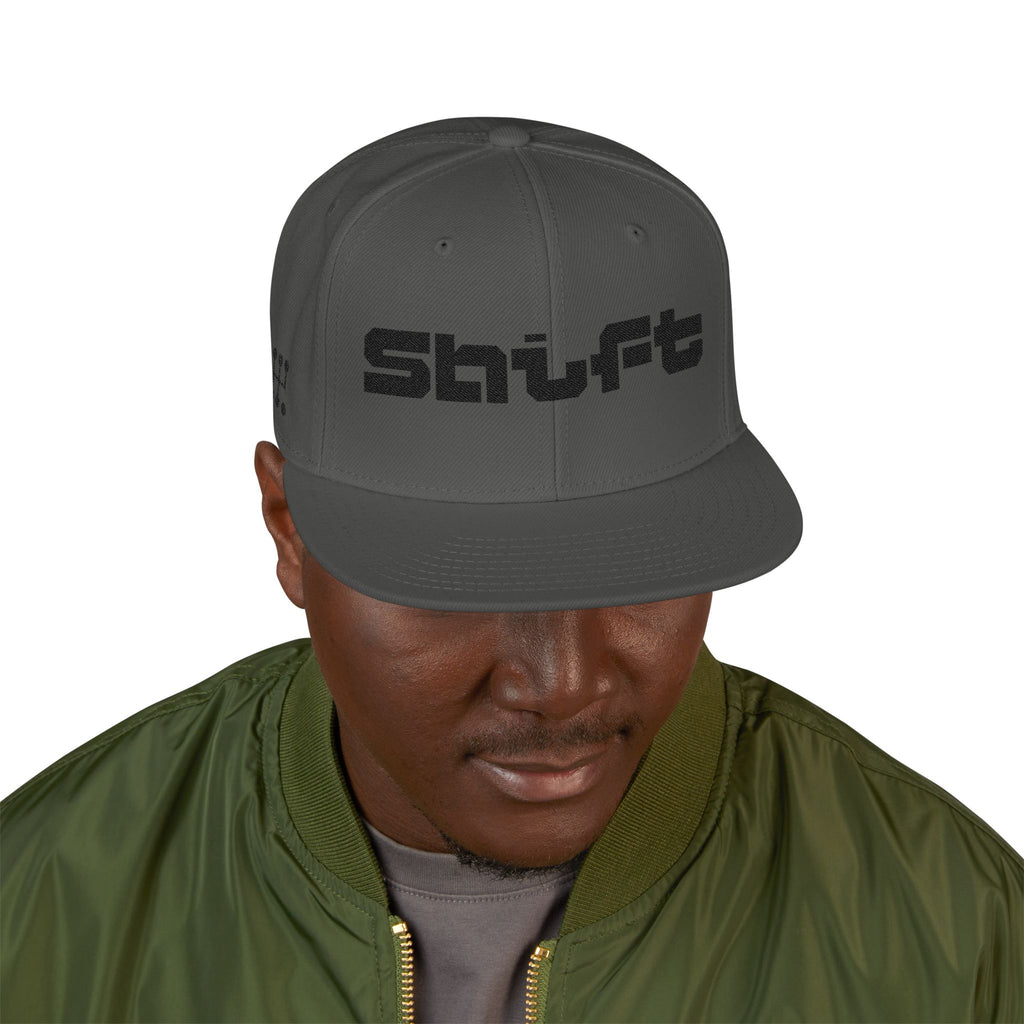 Embroidered 'Shift' Snapback Hat — Motorsport Logos