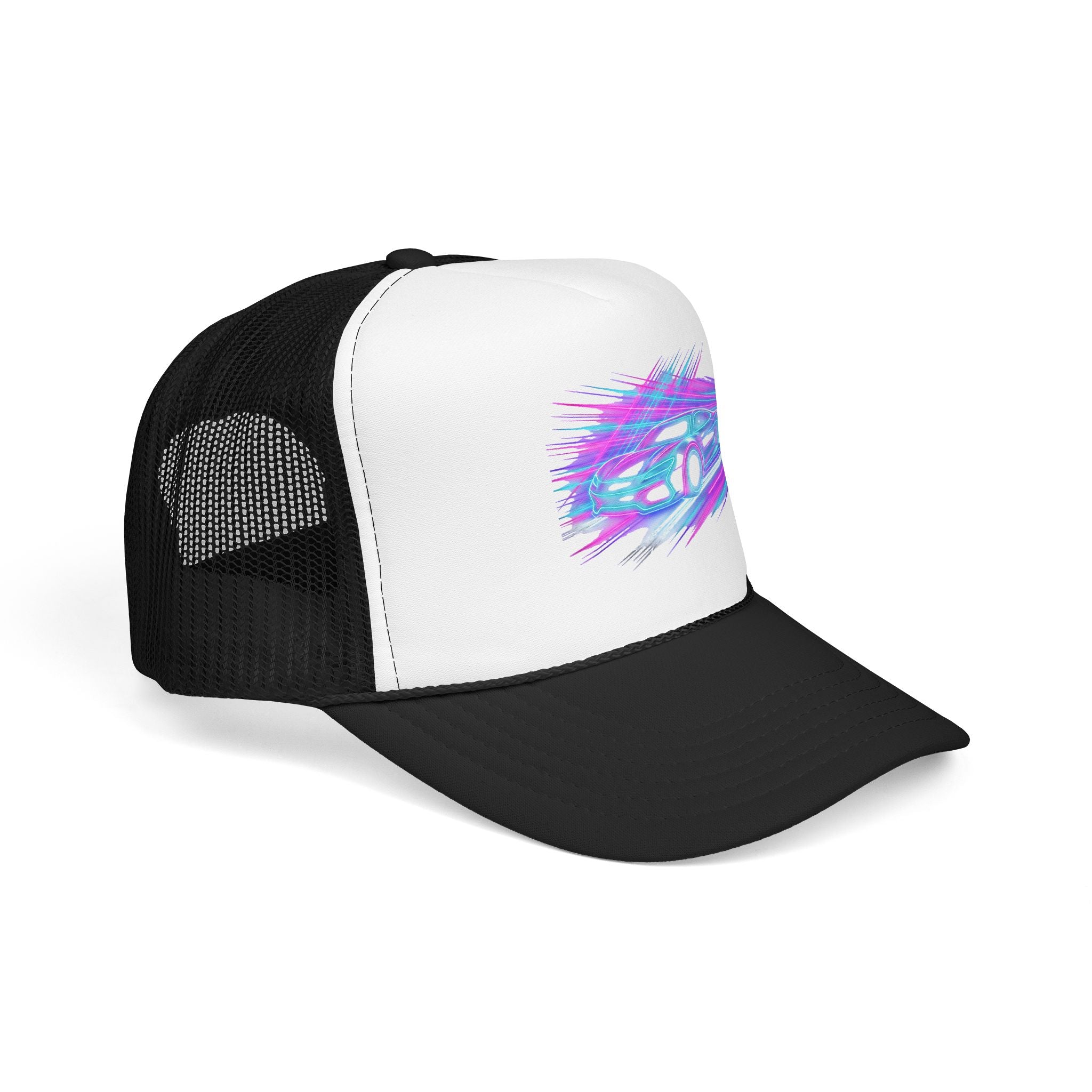 Neon Drift Racing Trucker Hat