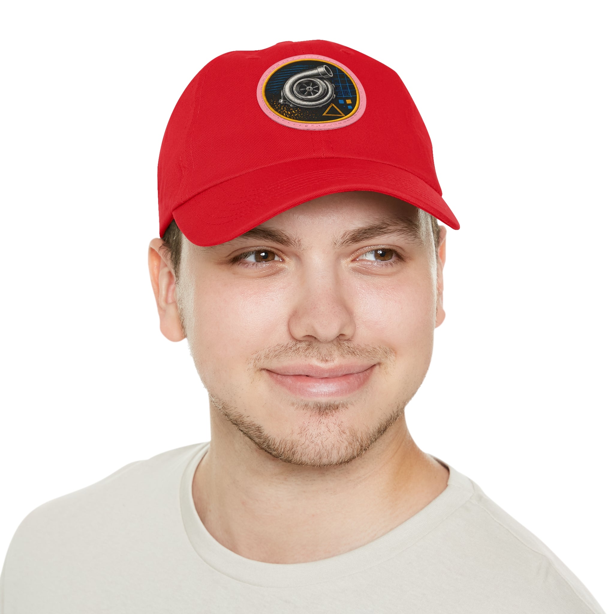 Turbocharger Patch Dad Hat — Racing Engine Mechanics Cap