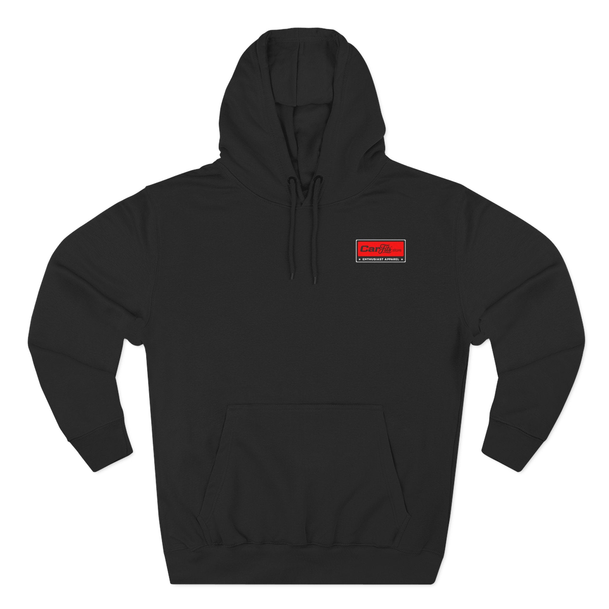 Flatout Garage Fleece Hoodie — Mechanic Shop Logo Pullover