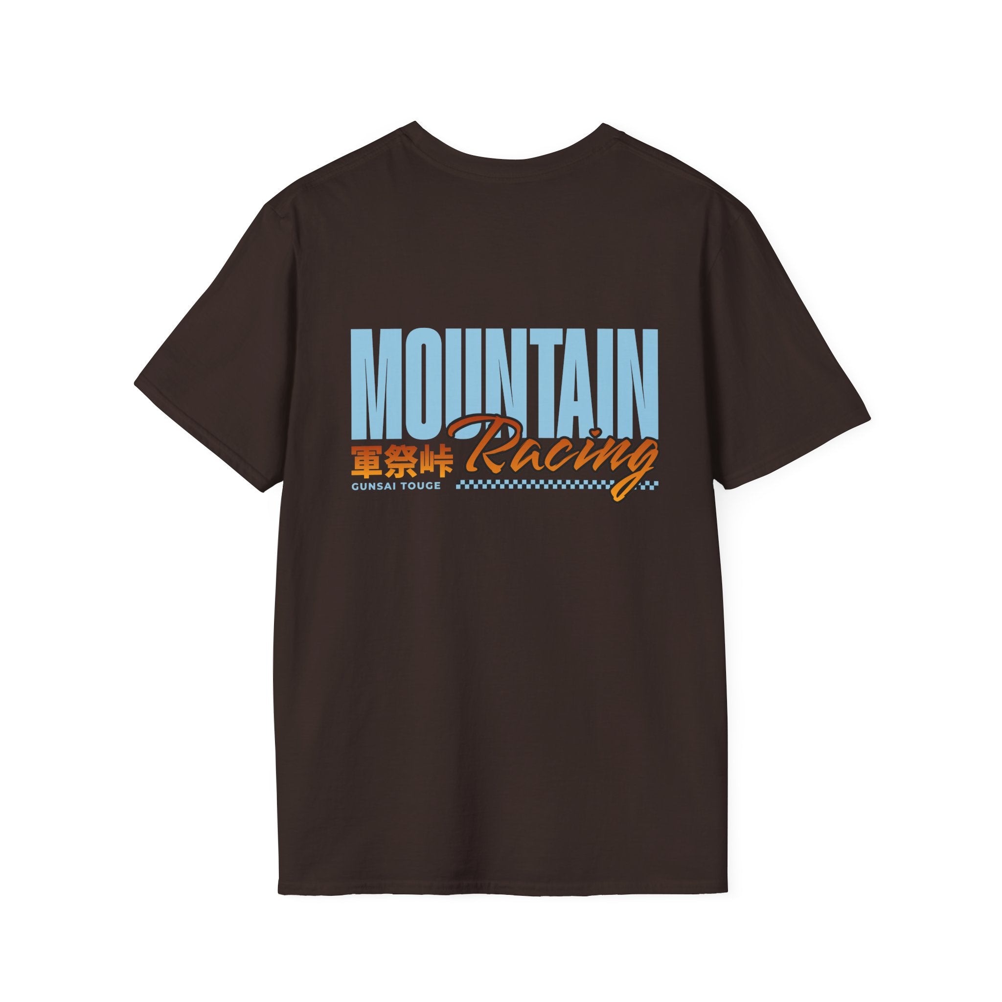 Minimal Orange CF Logo T-Shirt — Subtle Chest & Statement Back Graphic