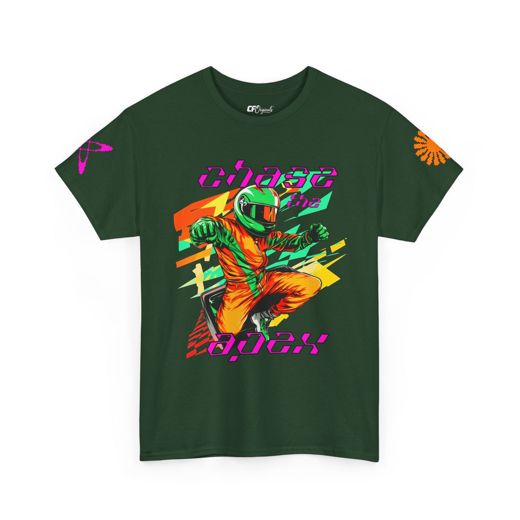 Racing Driver Graphic Tee — "Chase the Apex" Motorsport T‑Shirt