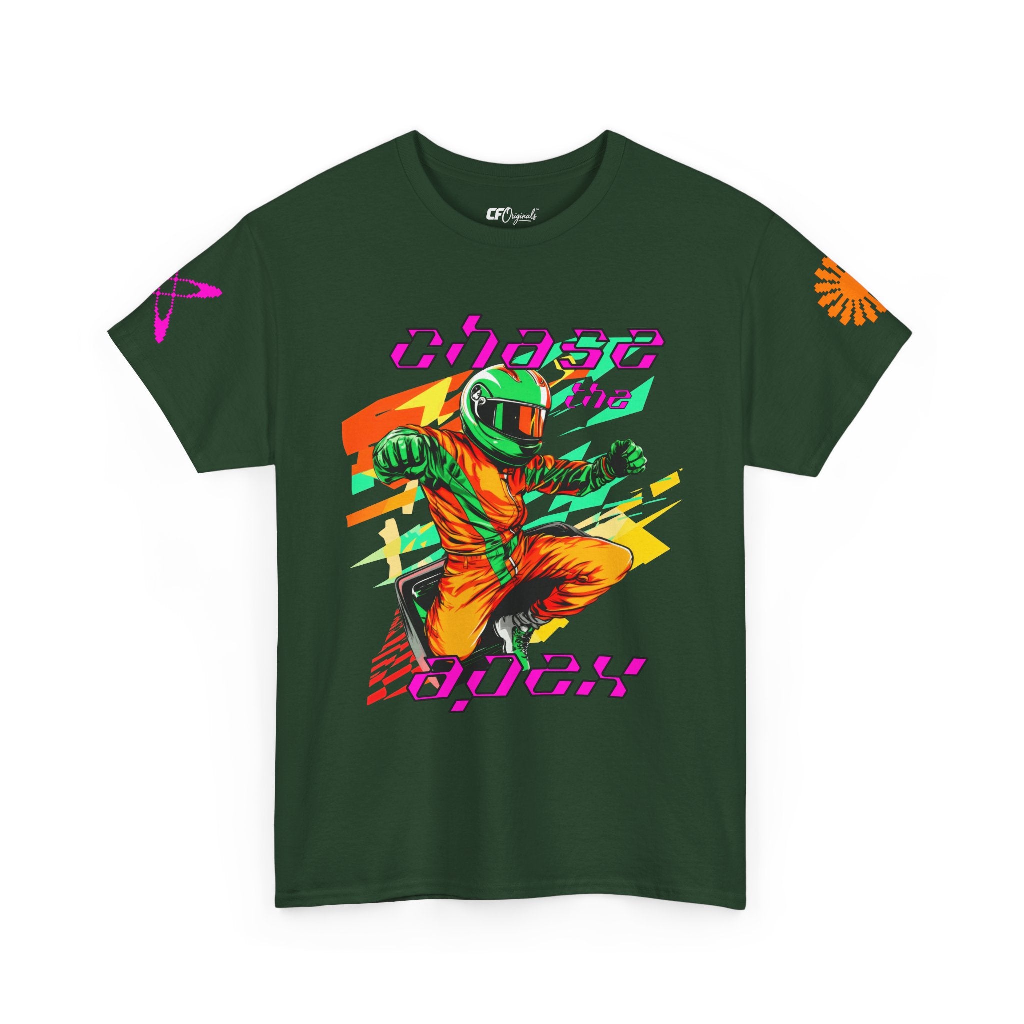 Racing Driver Graphic Tee — "Chase the Apex" Motorsport T‑Shirt