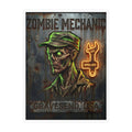Zombie Mechanic Vinyl Decal — Horror Garage Sticker (Kiss-Cut)