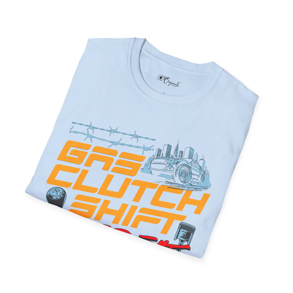 Gas Clutch Shift Tee — Racing Graphic T-Shirt