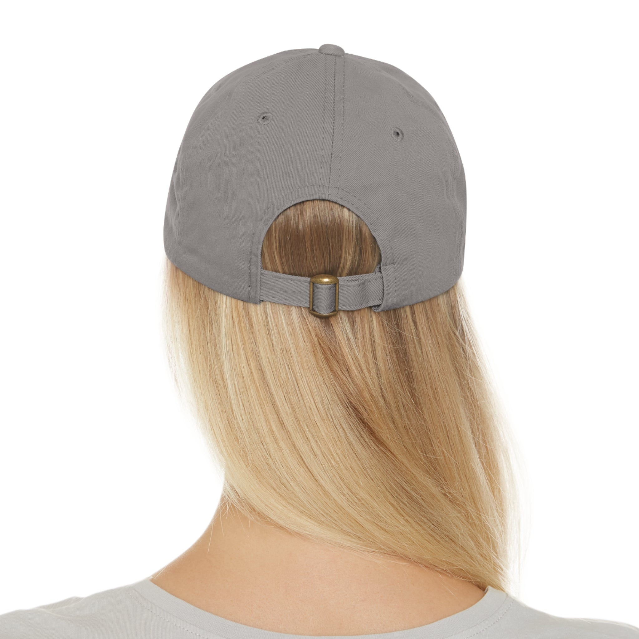 Mechanic Logo Dad Hat — Leather Patch Cap