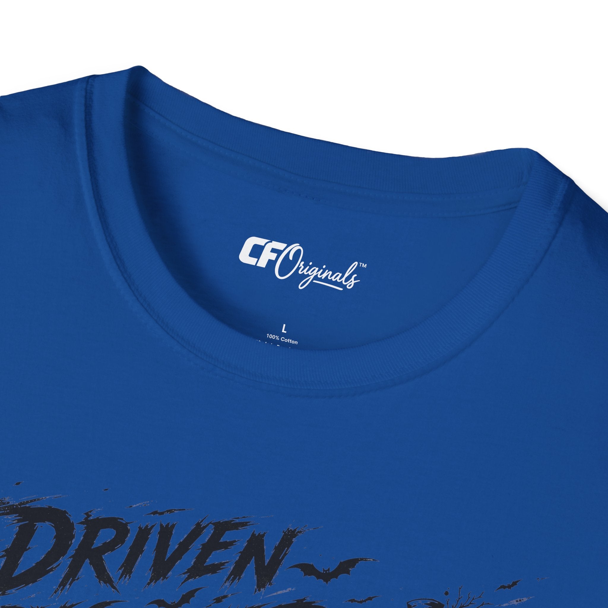 Driven By Fear T‑Shirt — Horror Sports Car Graphic Tee