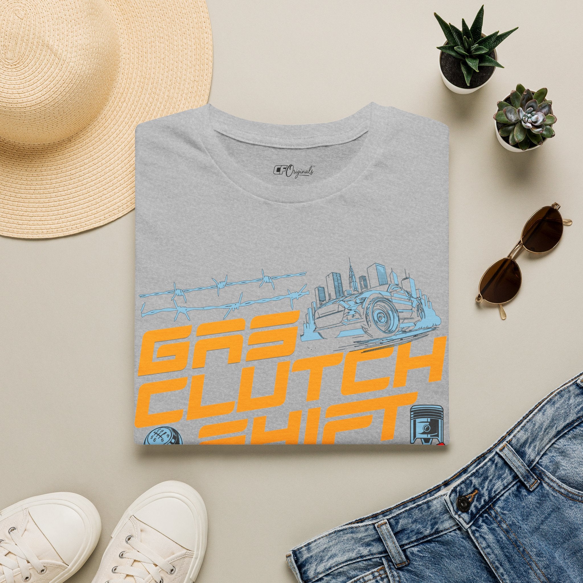 Gas Clutch Shift Tee — Racing Graphic T-Shirt
