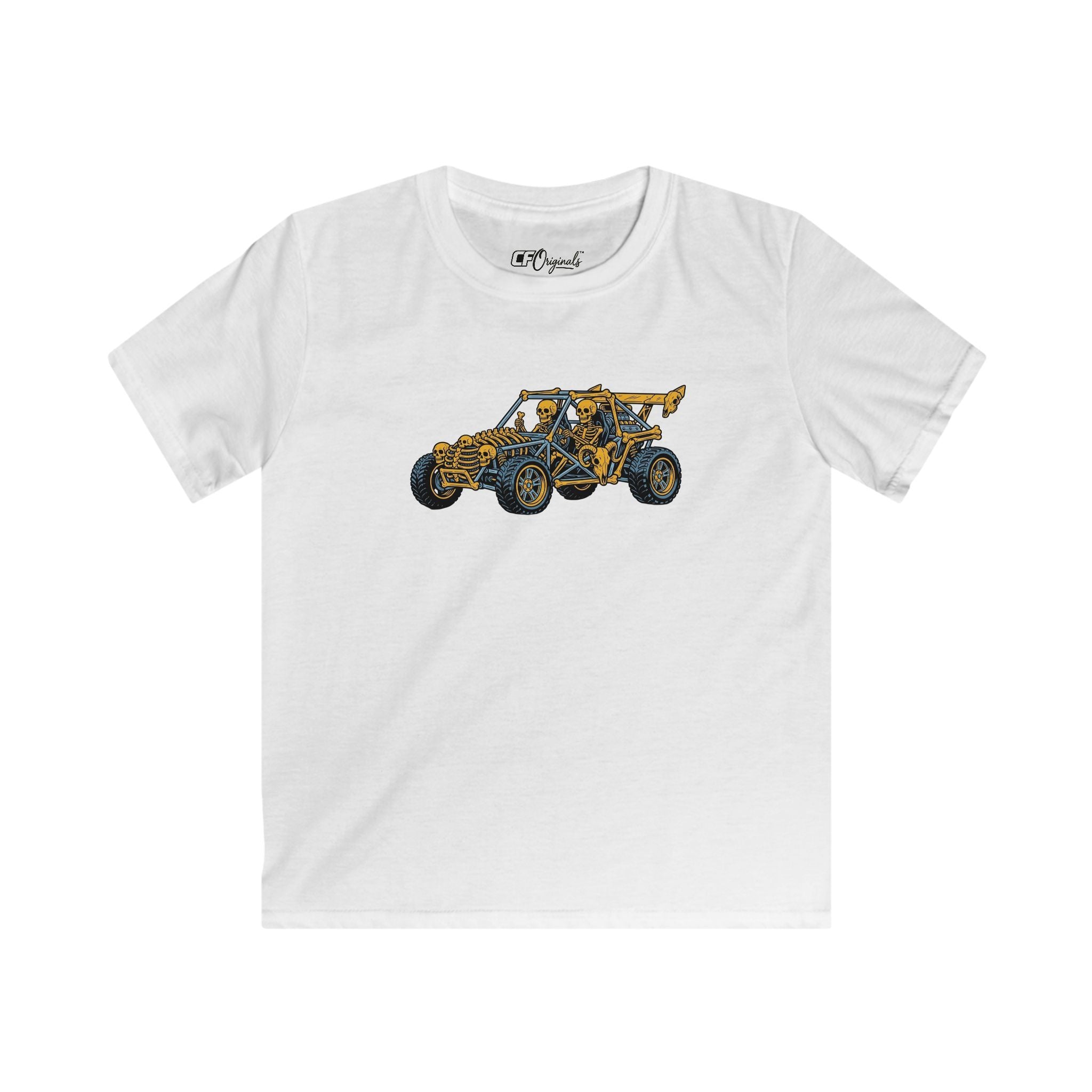 Kids Ribcage Racer Dune Buggy Tee — Off-Road Adventure Graphic Shirt