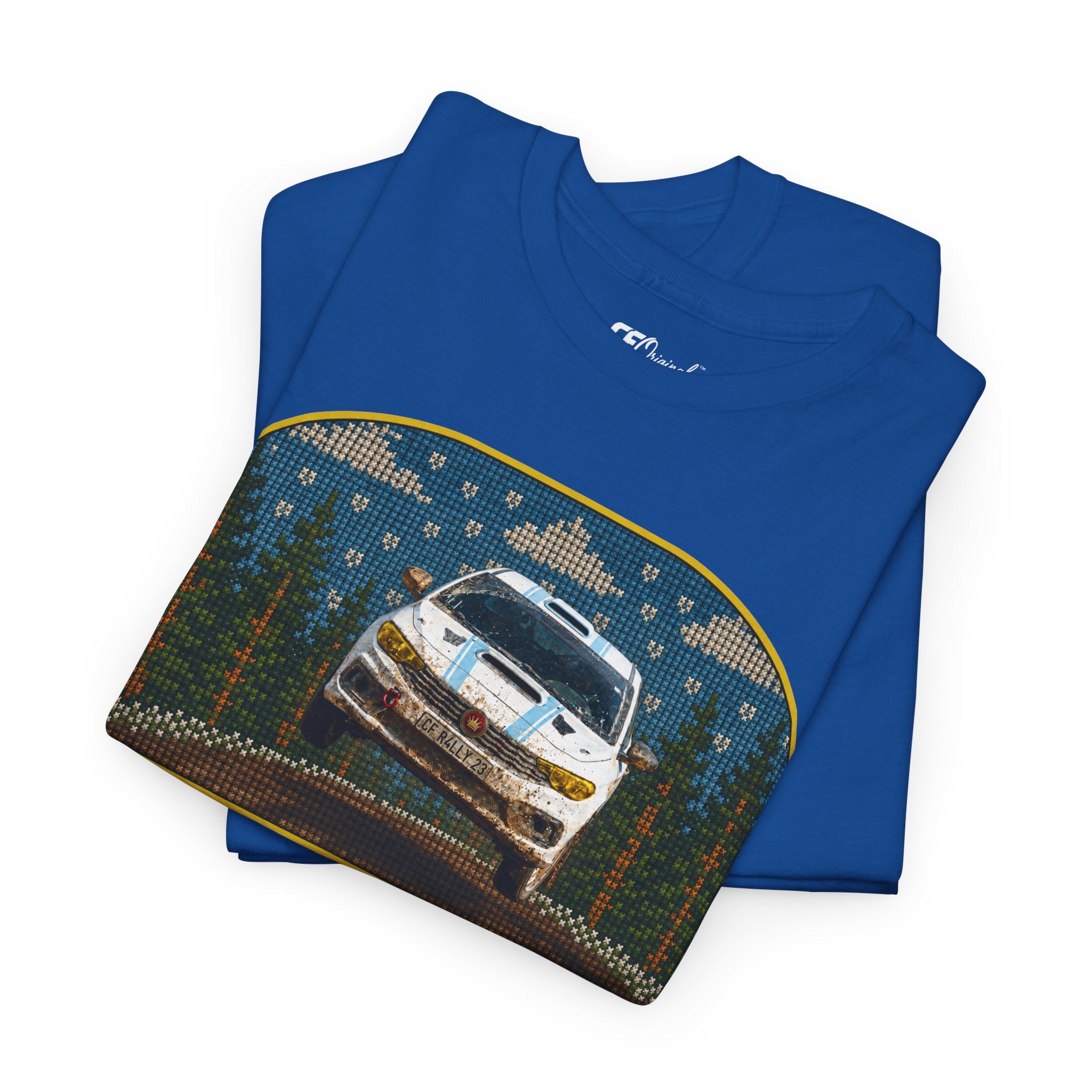 Forest Rally T‑Shirt – 'The Forest Is a Place of Magic' Cross-stitched Style Graphic