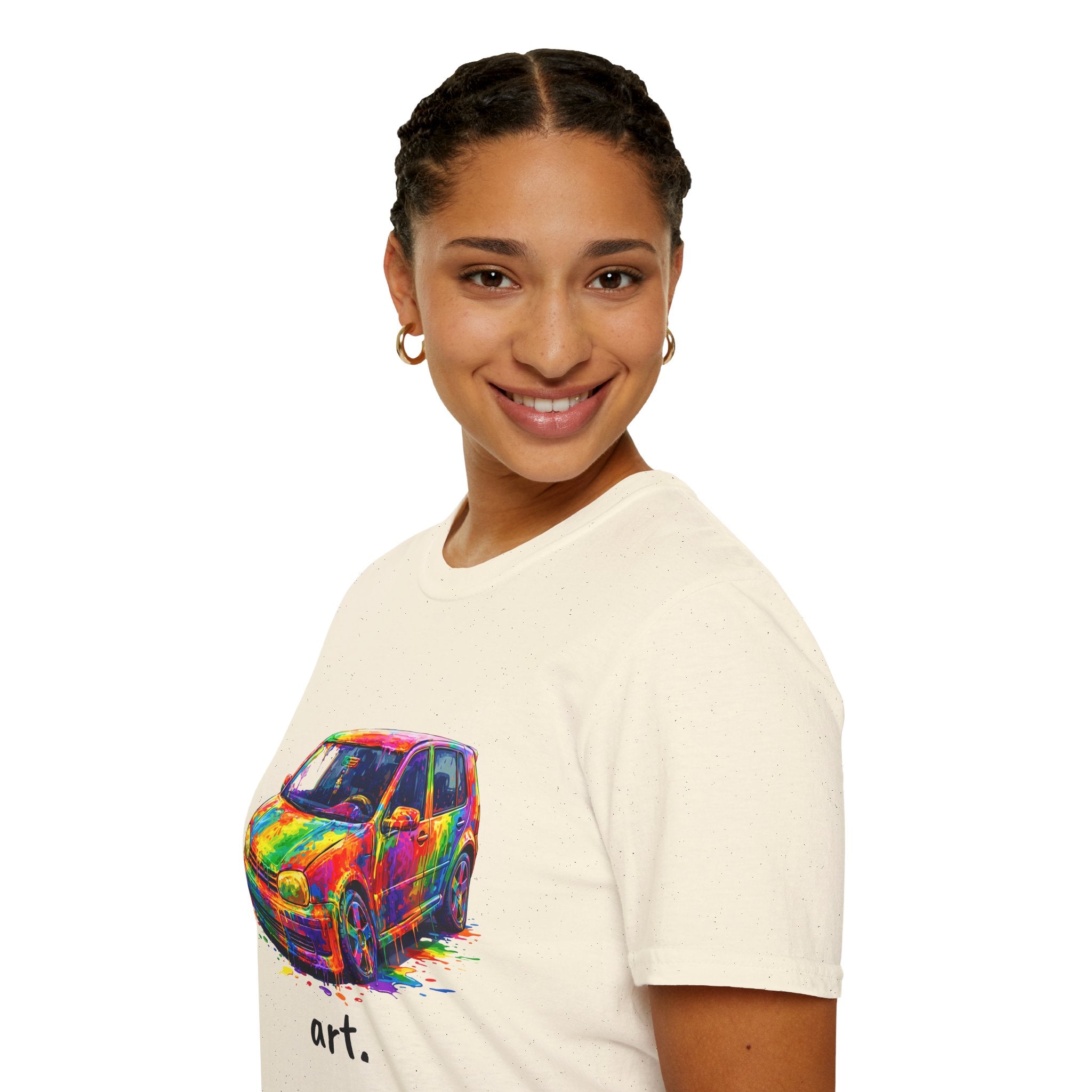 Colorful Hatchback Art Car T-Shirt