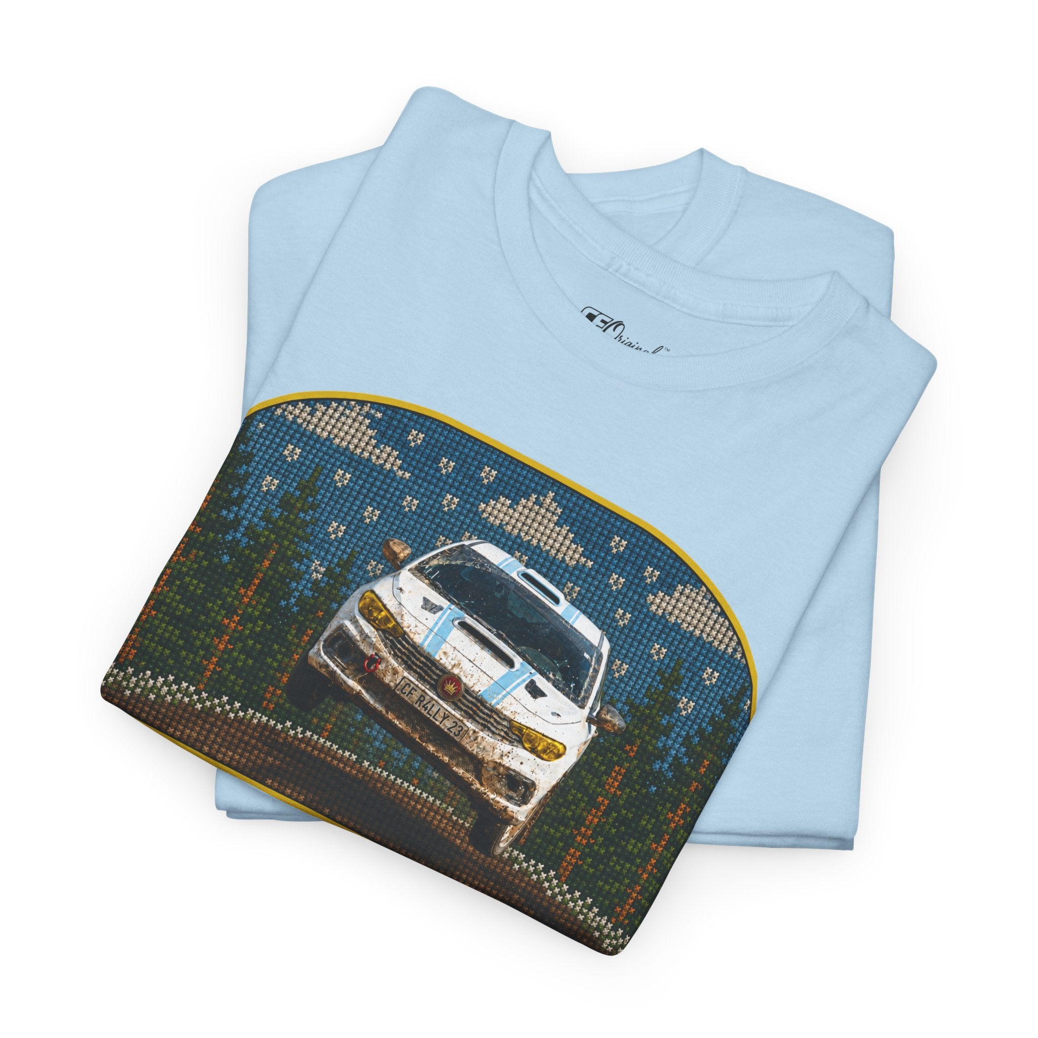 Forest Rally T‑Shirt – 'The Forest Is a Place of Magic' Cross-stitched Style Graphic
