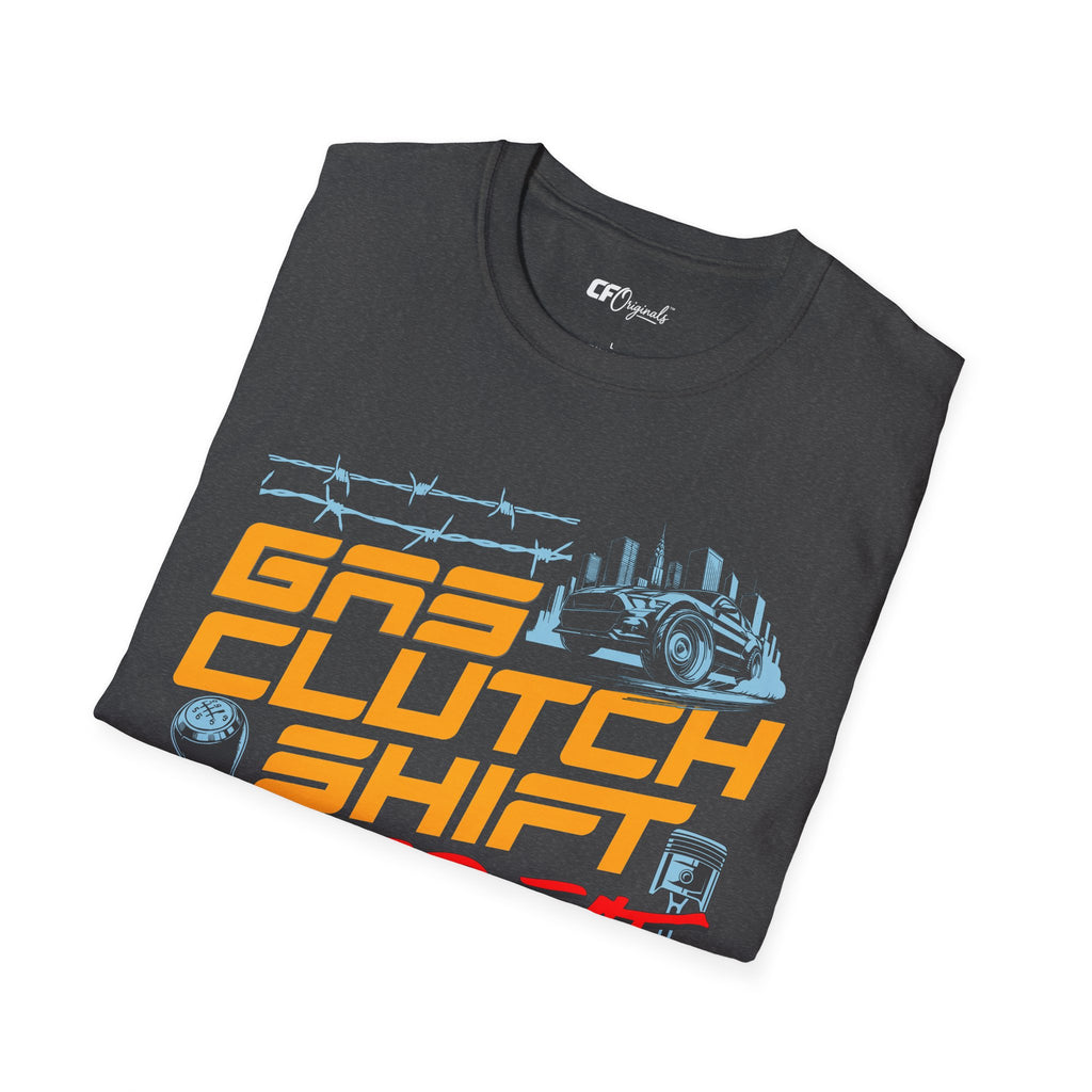Gas Clutch Shift Tee — Racing Graphic T-Shirt