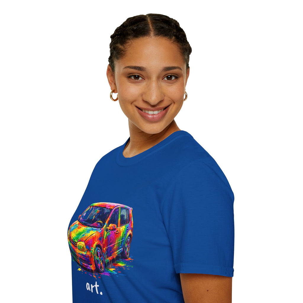 Colorful Hatchback Art Car T-Shirt