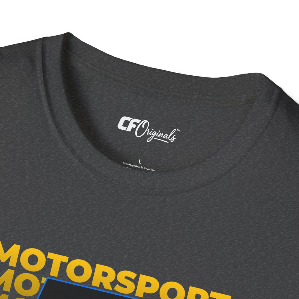 Motorsport No.3 Racing T‑Shirt — Blue Supercar Graphic Tee