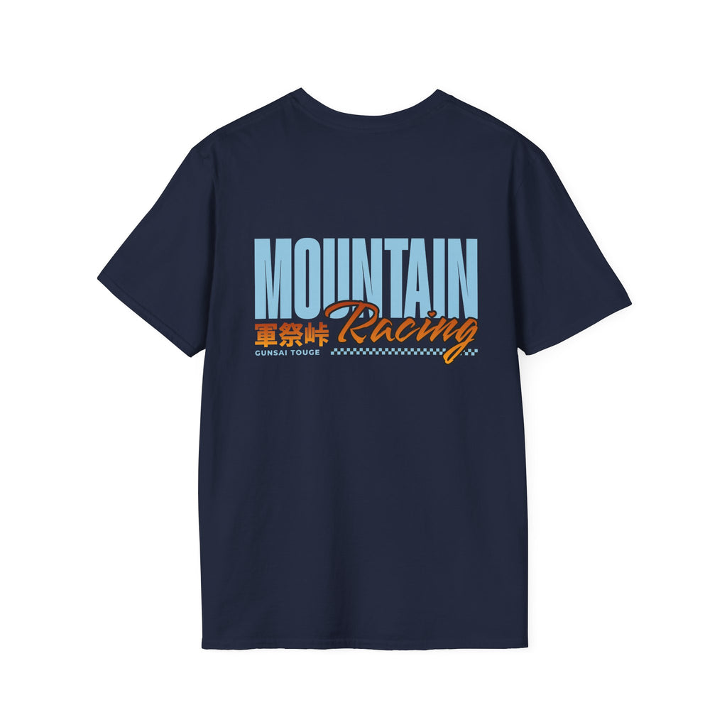 Minimal Orange CF Logo T-Shirt — Subtle Chest & Statement Back Graphic