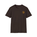 Minimal Orange CF Logo T-Shirt — Subtle Chest & Statement Back Graphic