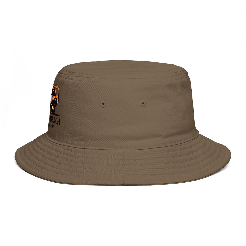 Paradise Beach Surf Buggy Bucket Hat — Vintage Beach Vacation Sun Hat